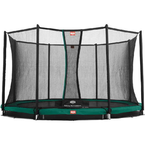 Купити Батут  Berg InGround Favorit 9 ft 270 Green + сітка Comfort InGround у Києві - фото №1